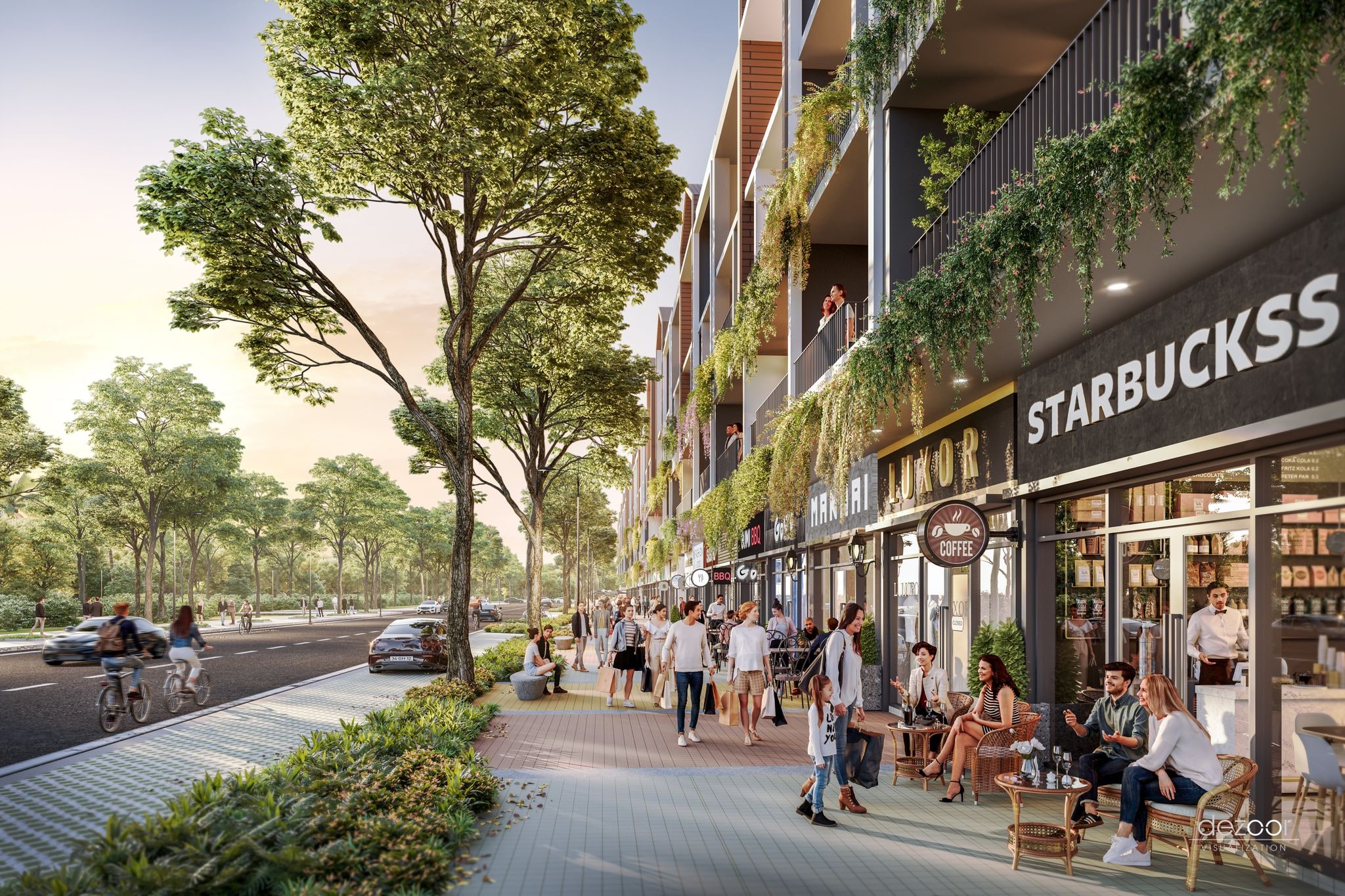 Shophouse Phân Khu KE1B Tối Ưu Công Năng Kép