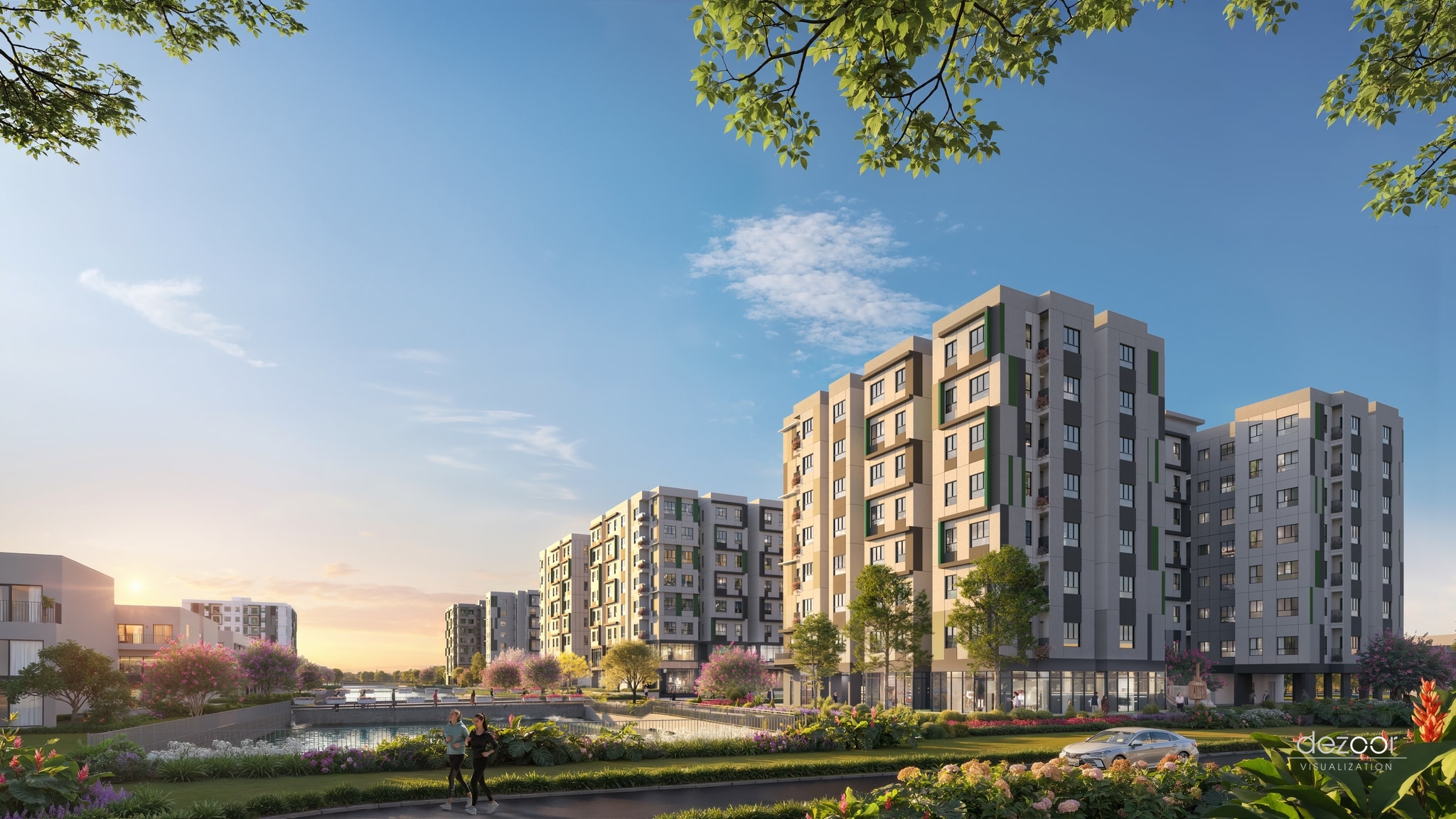 Góc Nhìn Tuyến Phố Nội Khu Khang Trang