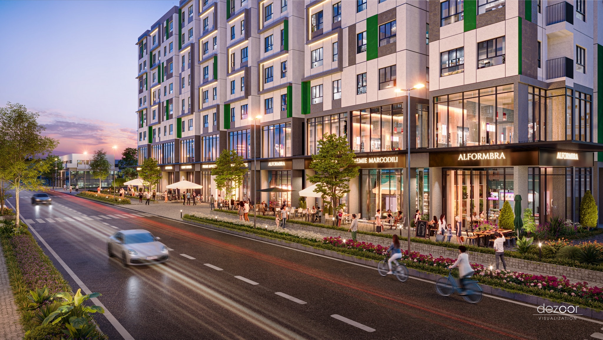 Dãy Shophouse Khối Đế Kinh Doanh Sầm Uất