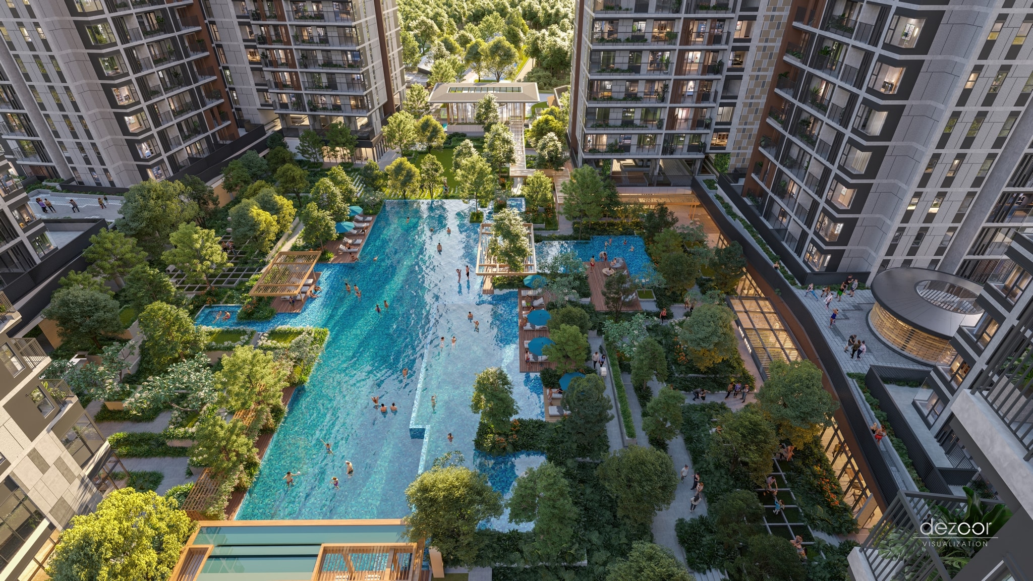 Hồ bơi Resort