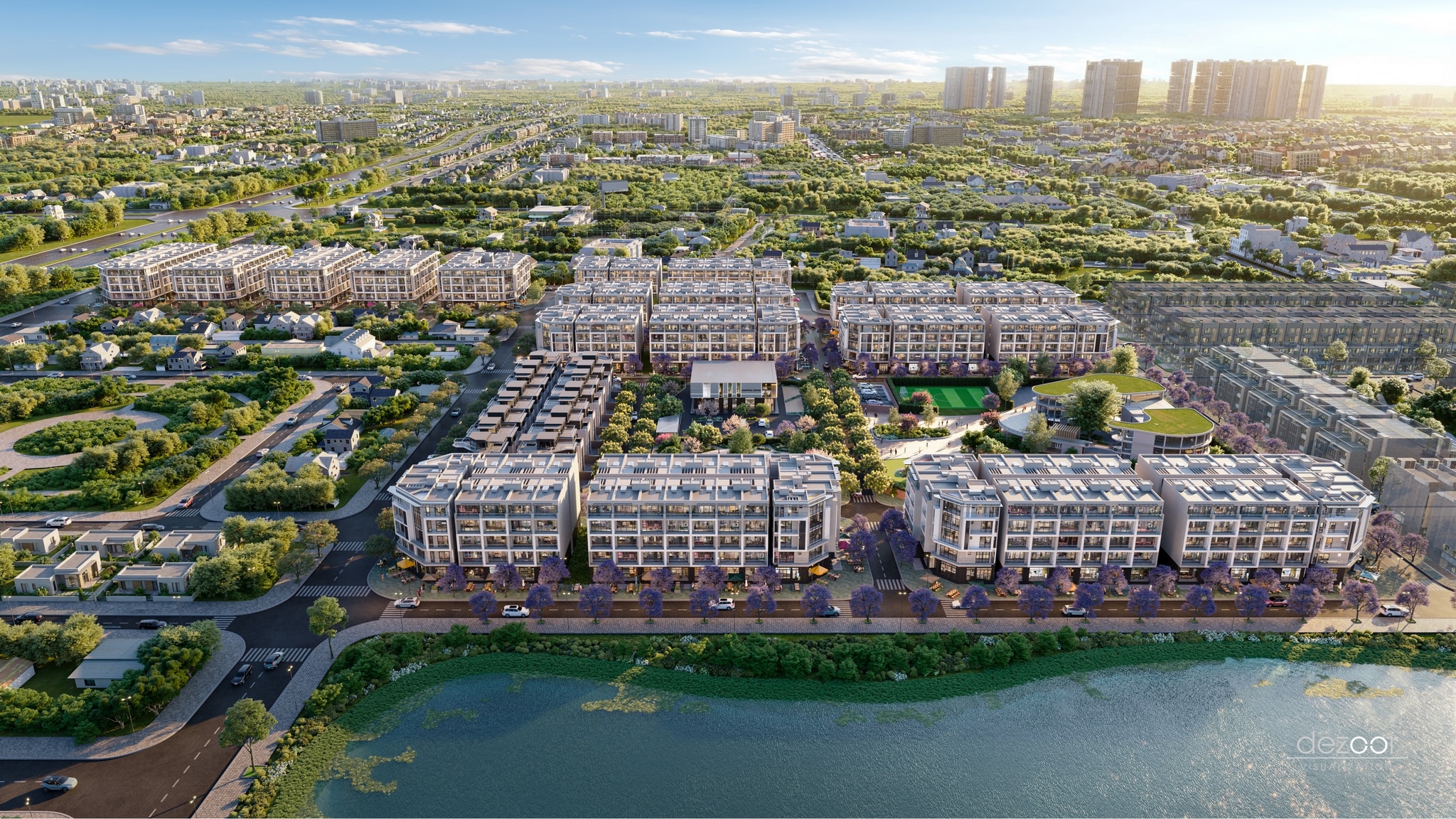 Tầm Nhìn Trực Diện Hồ Điều Hòa Sinh Thái
