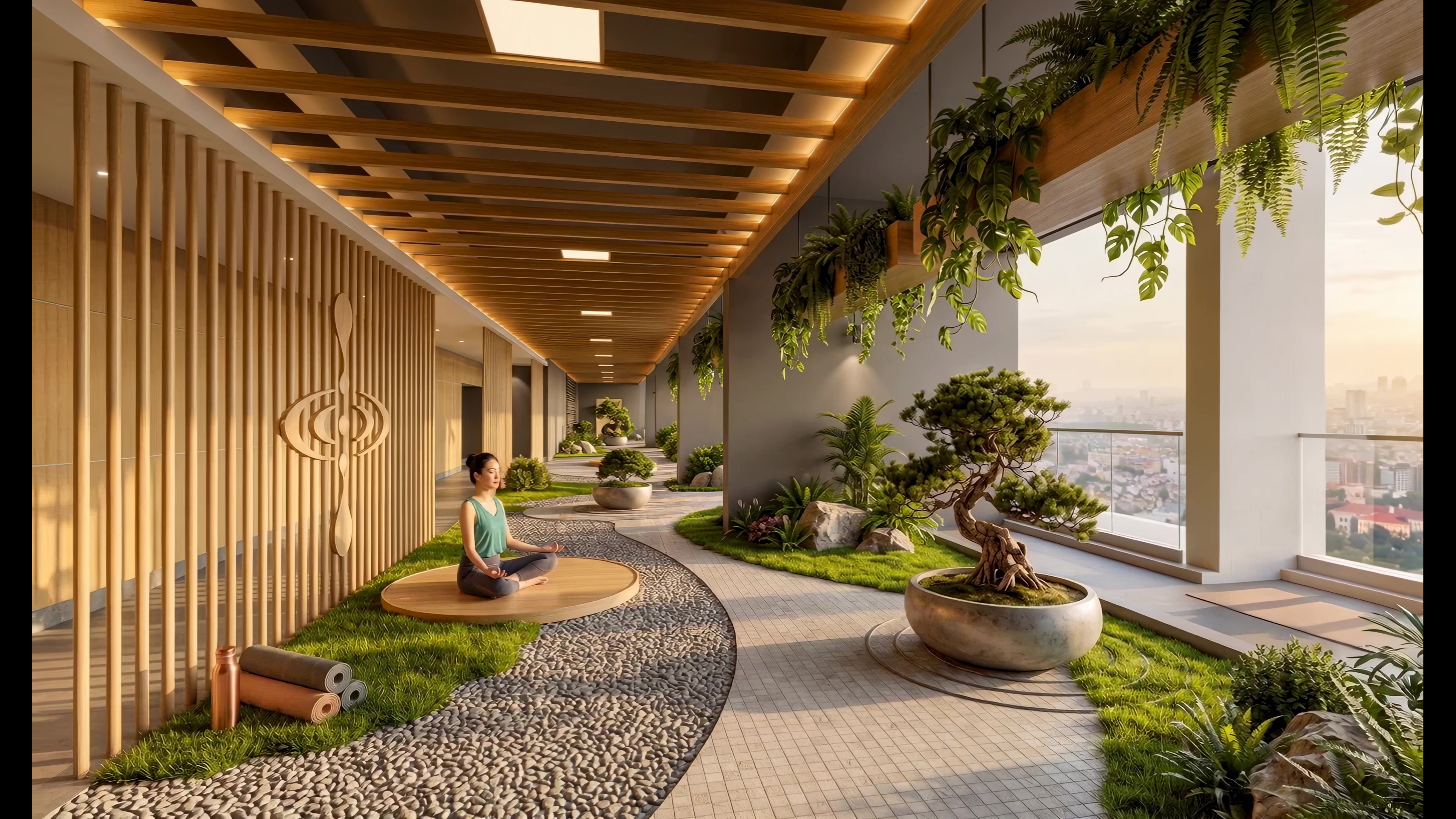 KHÔNG GIAN YOGA TRÊN TẦNG MÂY