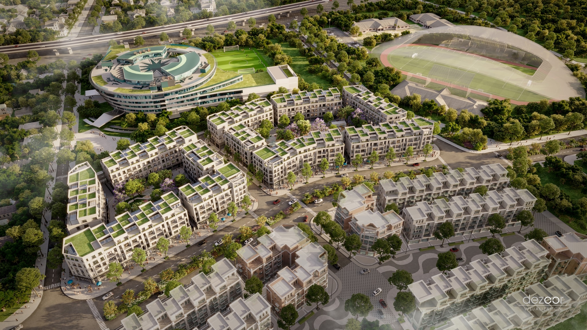Toàn Cảnh Bình Minh & Không Gian Xanh 89,7ha
