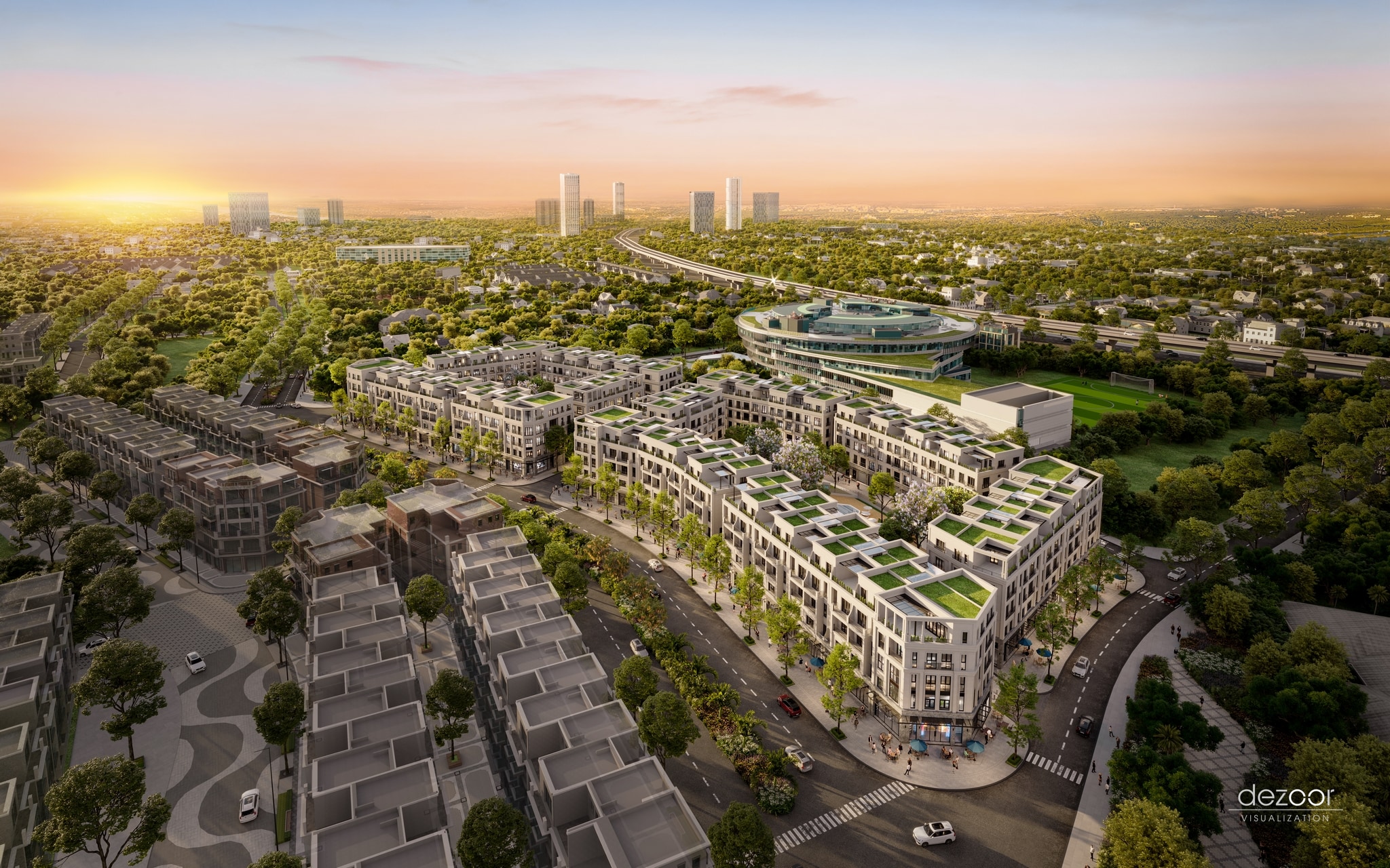 Quy Hoạch Tổng Thể Rực Rỡ Hoàng Hôn