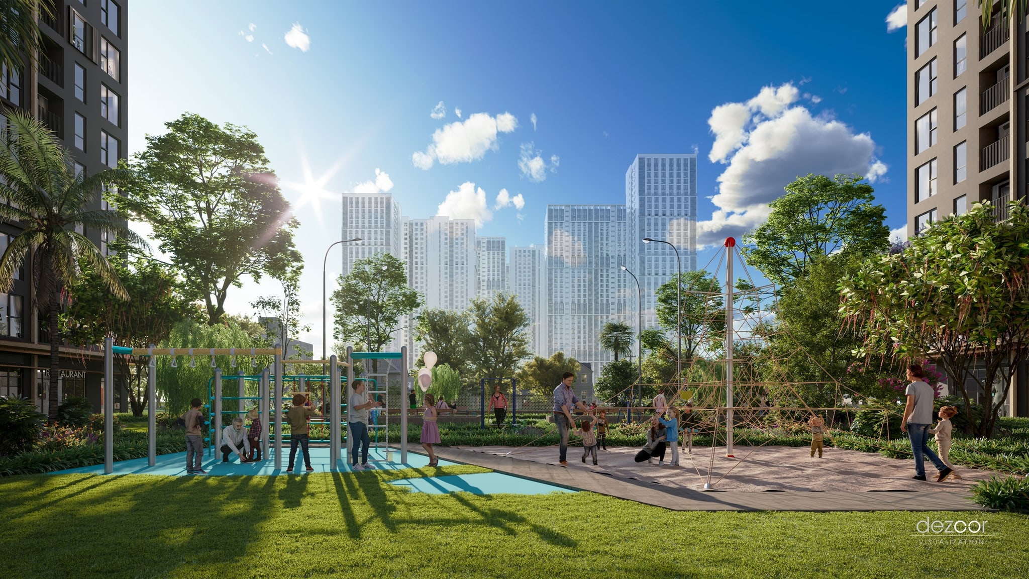 Sân Chơi Vận Động Sáng Tạo Trẻ Em (Kid Zone)
